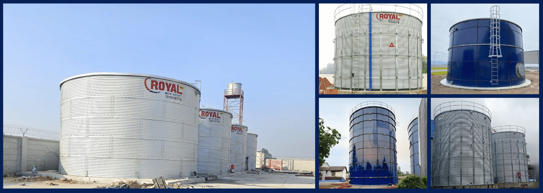 Glass Fused steel tank