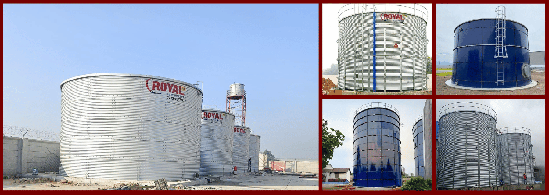 Glass Fused steel tank